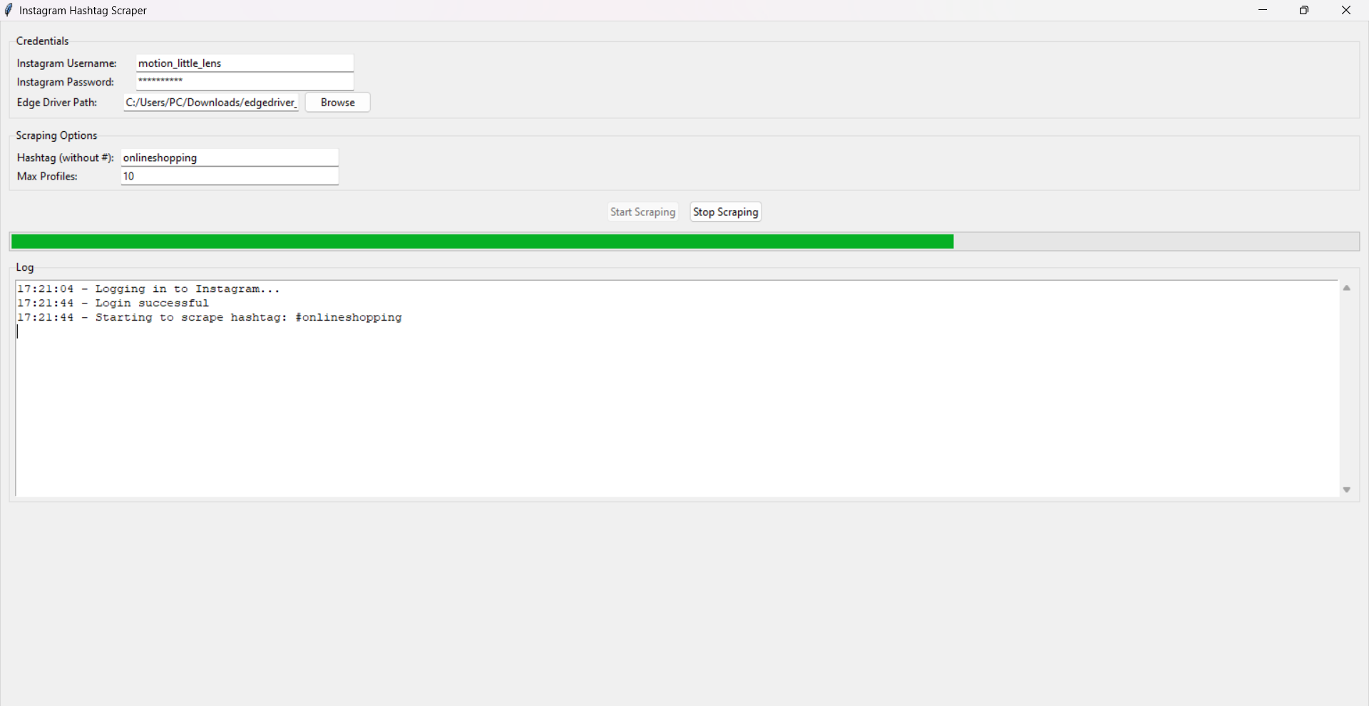 Web Scraping Project